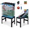 Costway 14-in-1 Combo Game Table Set with Foosball Air Hockey Ping Pong Chess Shuffleboard